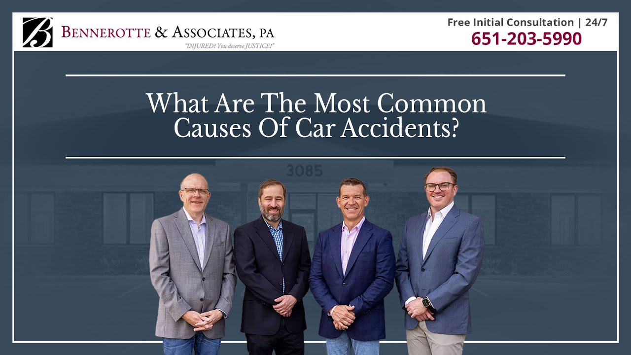 What Are The Most Common Causes Of Car Accidents? - Bennerotte & Associates, P.A.