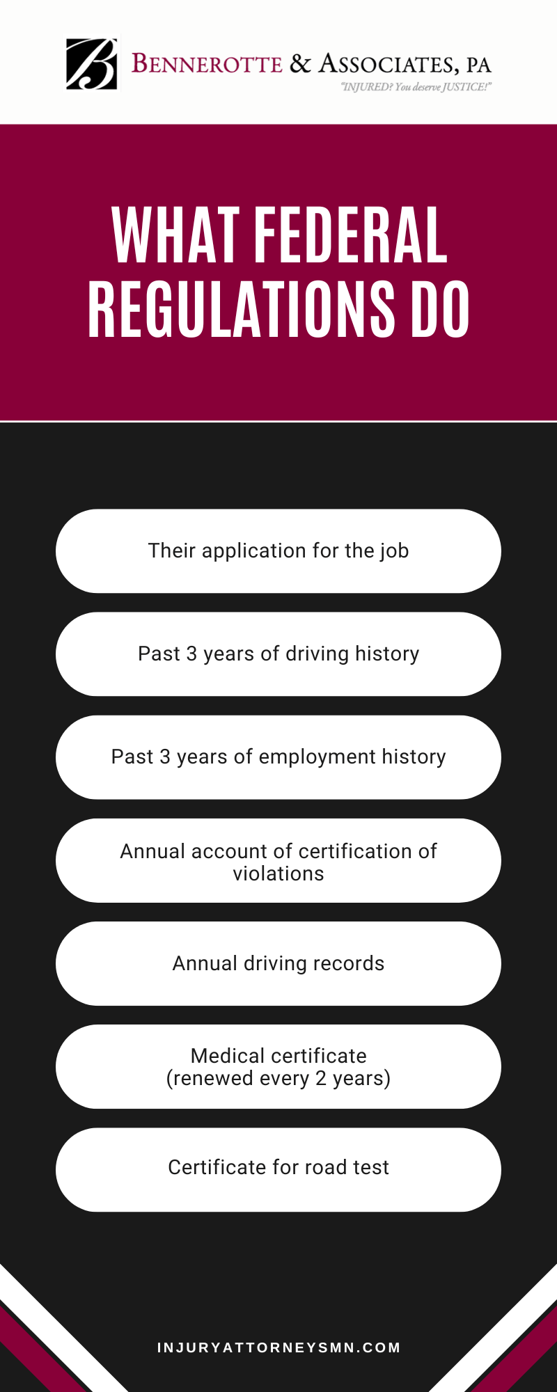 truck accident lawyer Rochester, MN Infographic